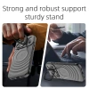 Cross-border applicable iPhone series phone case, lens full package, invisible bracket, Apple 17 corrugated anti-drop phone case Application Scenario